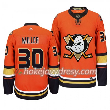 Pánské Hokejový Dres Anaheim Ducks Ryan Miller 30 Adidas 2019-2020 Oranžový Authentic